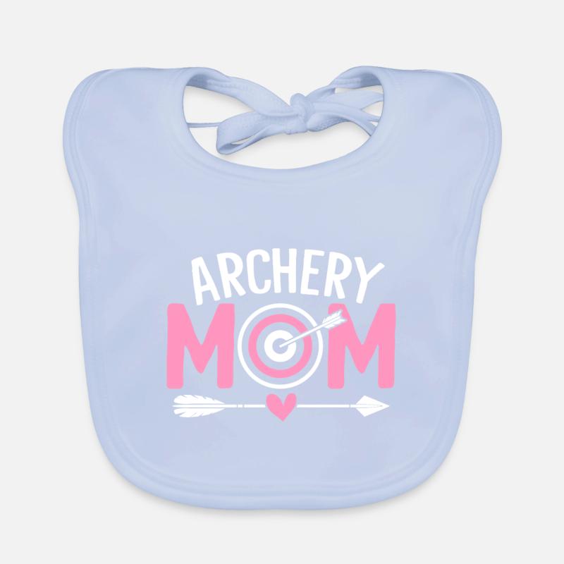 Bogenschießen Mama Compound Bogen Jagd Lustige Mama Pfeil Baby Bio-Lätzchen