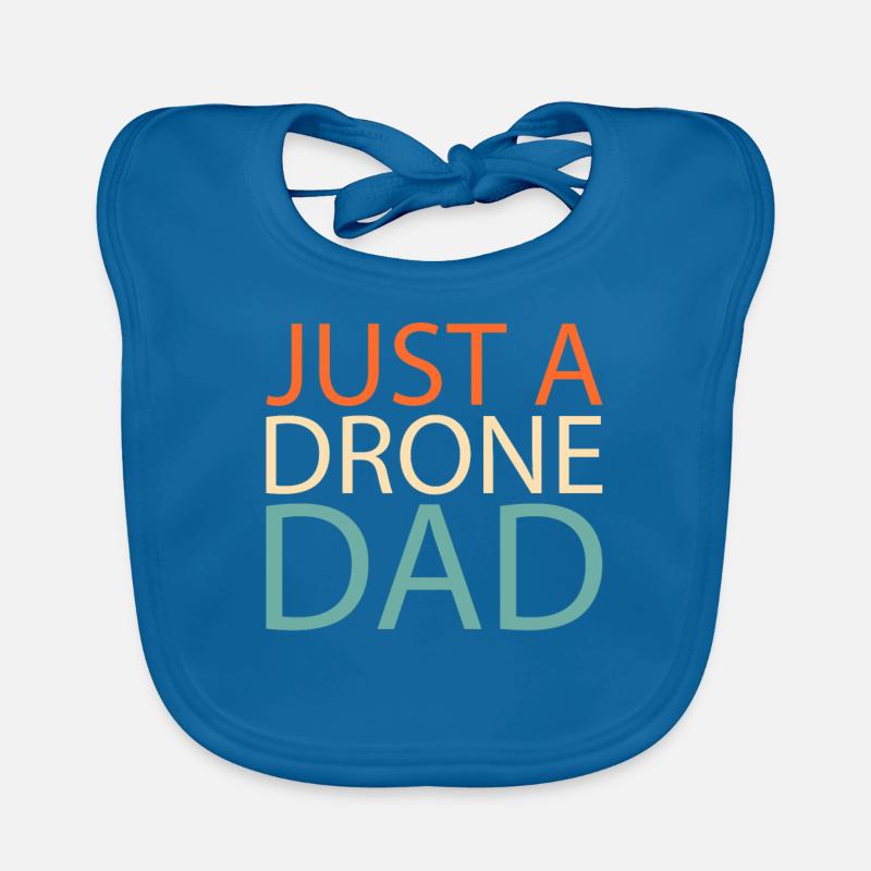 Drone Quadcopter Juste un papa drone Bavoir bio Bébé