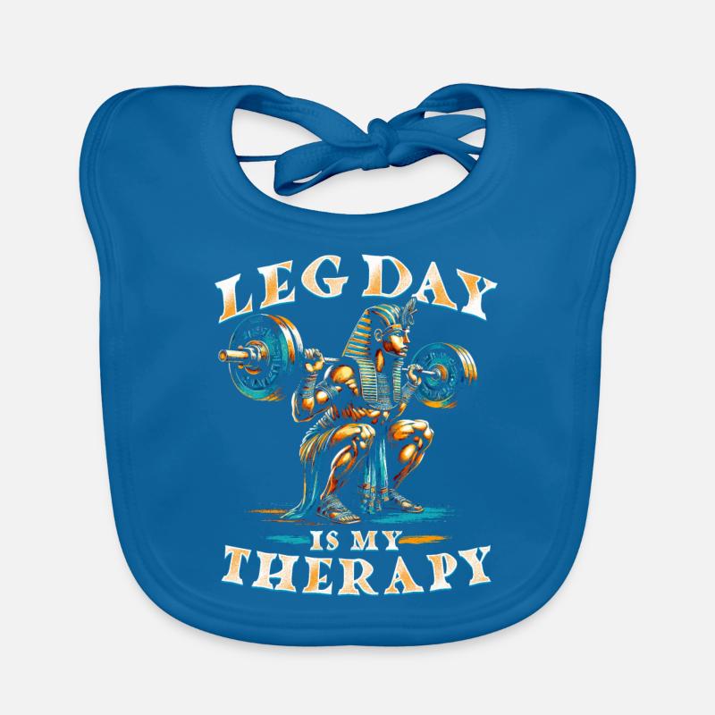 Leg Day Beintraining Beine Workout Bodybuilder Baby Bio-Lätzchen