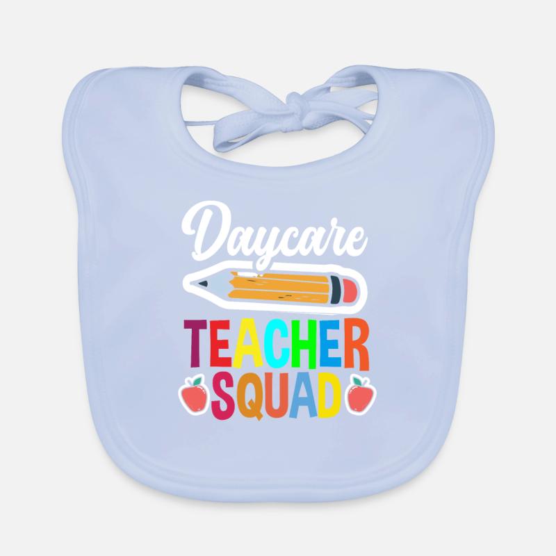 Équipe d’enseignants de maternelle Bavoir bio Bébé