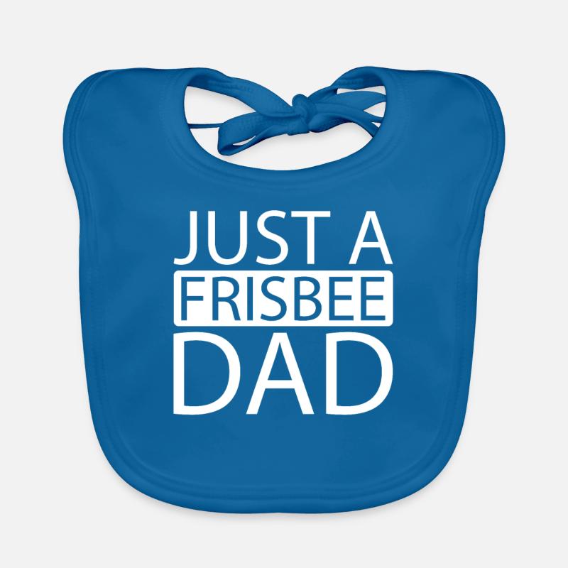 Frisbee Juste un papa de frisbee Bavoir bio Bébé