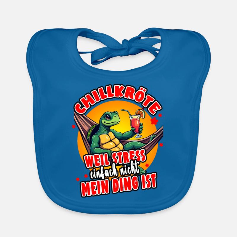 Chill toad because stress just isn't my thing Organic Baby Bibs