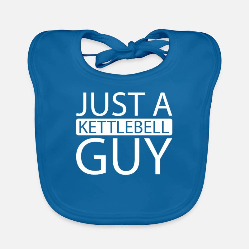 Kettlebell juste un gars de kettlebell Bavoir bio Bébé