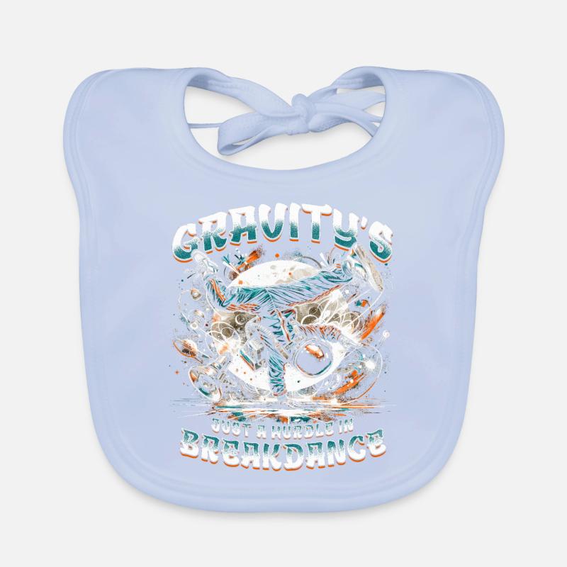 Breakdance B-boy Cascadeur Danseur de rue Bavoir bio Bébé