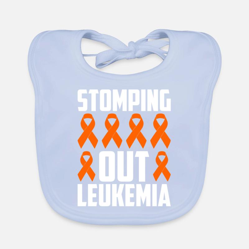 Leukämie Bewusstsein Blutkrebs Bekämpfung Baby Bio-Lätzchen