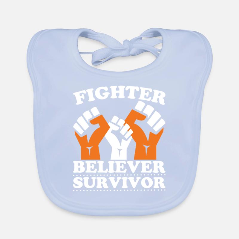 Leukämie Bewusstsein Blutkrebs Bekämpfung Baby Bio-Lätzchen