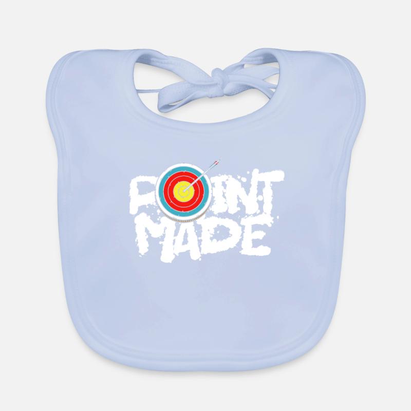 Bogenschießen Bogenschütze Point Made Baby Bio-Lätzchen