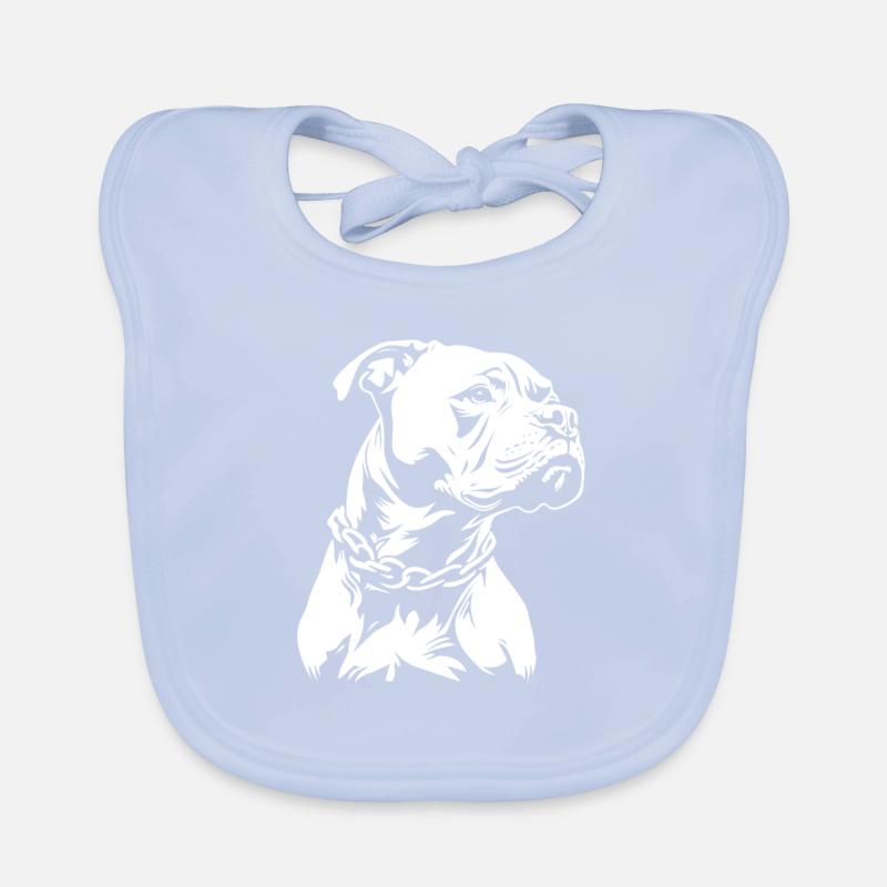 Bully - Fan de chien Bavoir bio Bébé