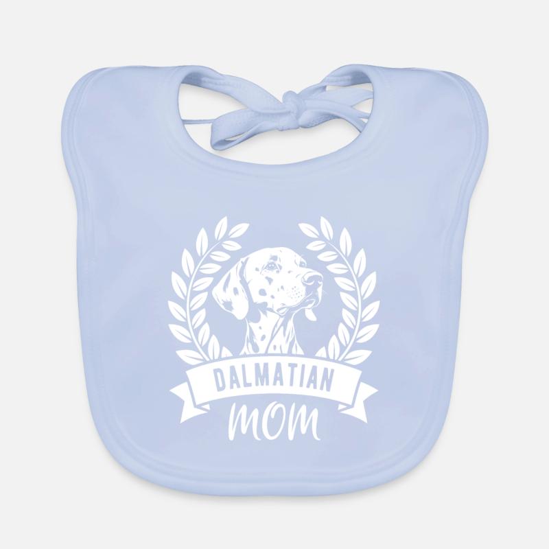 Maman dalmate - Propriétaire de chien Bavoir bio Bébé