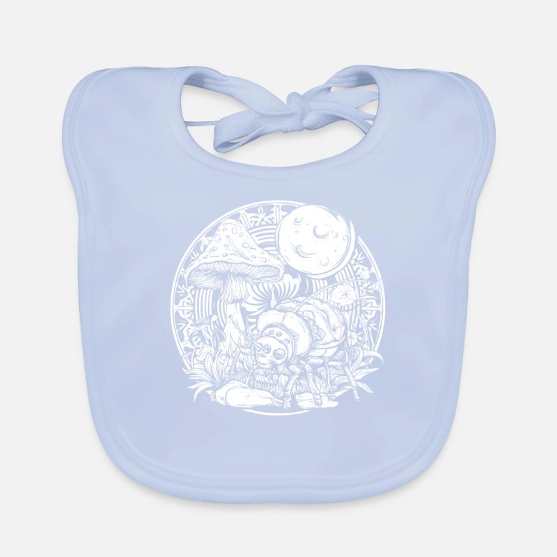 Fairycore Pilze Luna Moth Baby Bio-Lätzchen