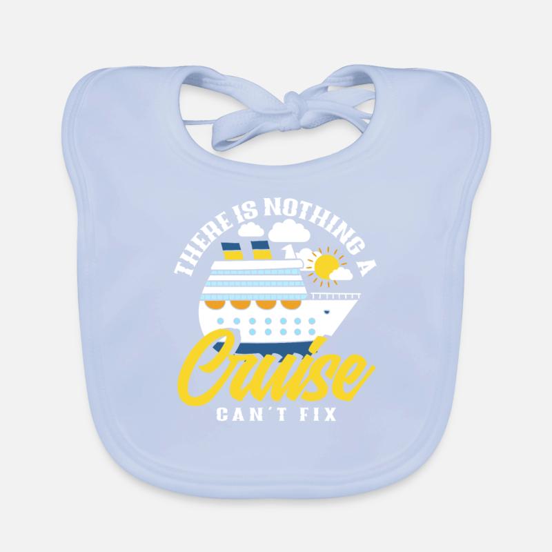 A cruise can fix everything Organic Baby Bibs