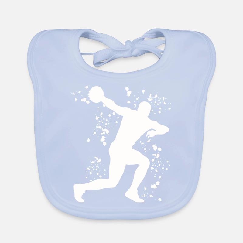 Diskuswerfer Colorsplash Diskuswurf Baby Bio-Lätzchen