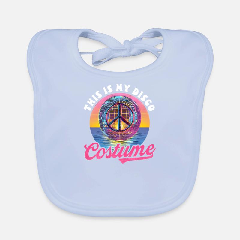 This Is My 70s Costume Organic Baby Bibs