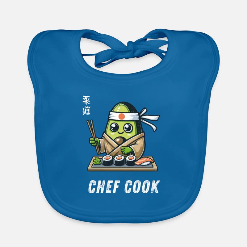 Chef Cuisinier Avocat Cuisson Grill Master Bavoir bio Bébé