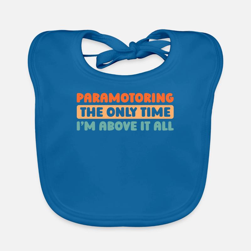 Paramotor paragliding Organic Baby Bibs