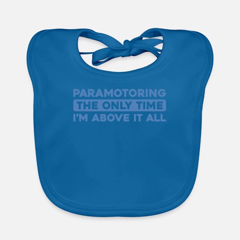 Paramotor Gleitschirmfliegen Baby Bio-Lätzchen
