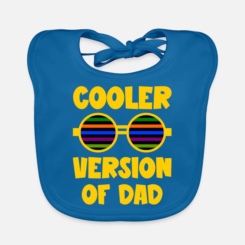 Version plus cool de Papa drôle Papa et Enfants Citations Bavoir bio Bébé