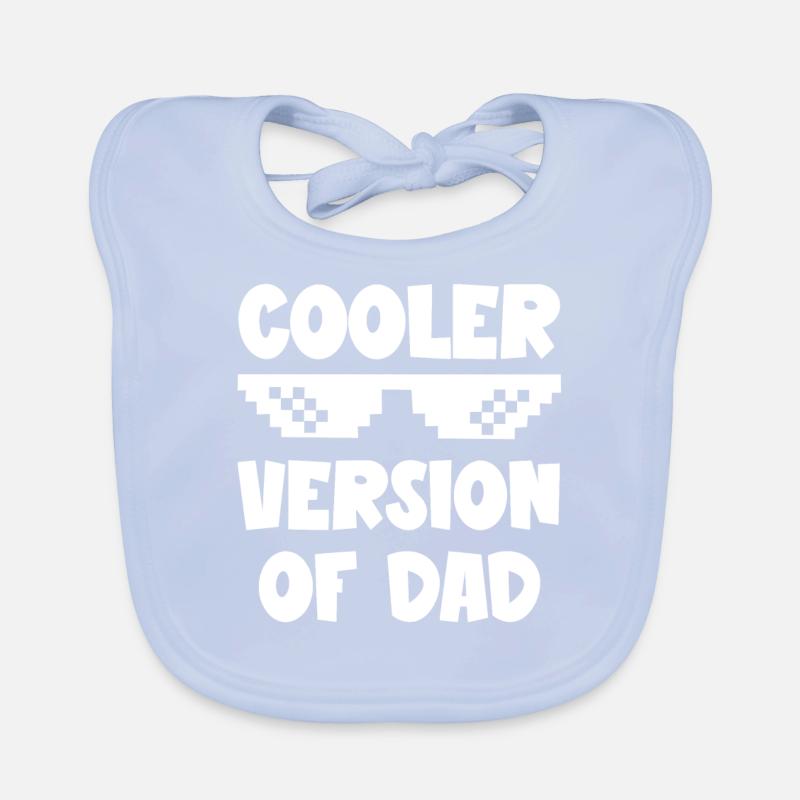 Version plus cool de Papa drôle Papa et Enfants Citations Bavoir bio Bébé