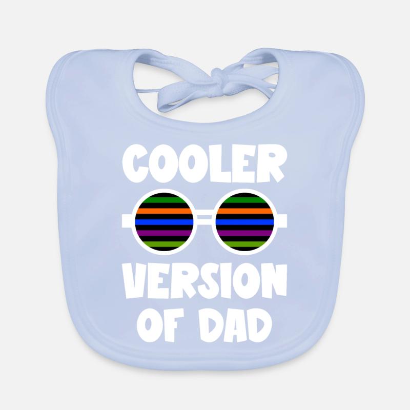 Version plus cool de Papa drôle Papa et Enfants Citations Bavoir bio Bébé