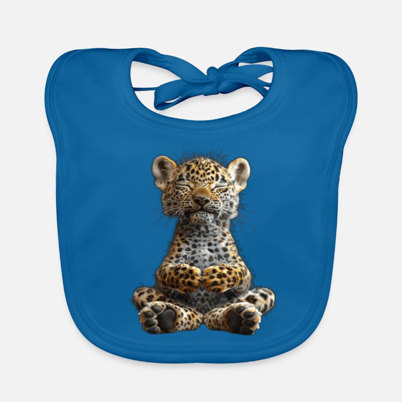 Leopard Organic Baby Bibs