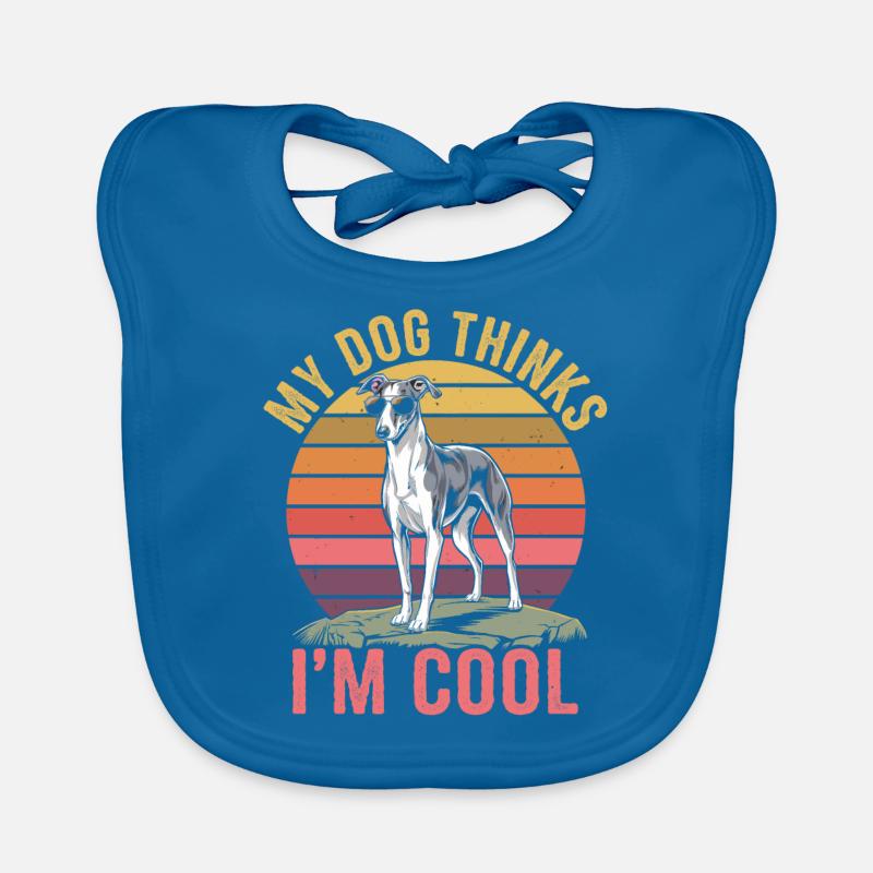 Whippet Mein Hund Denkt Das Ich Cool Bin Baby Bio-Lätzchen
