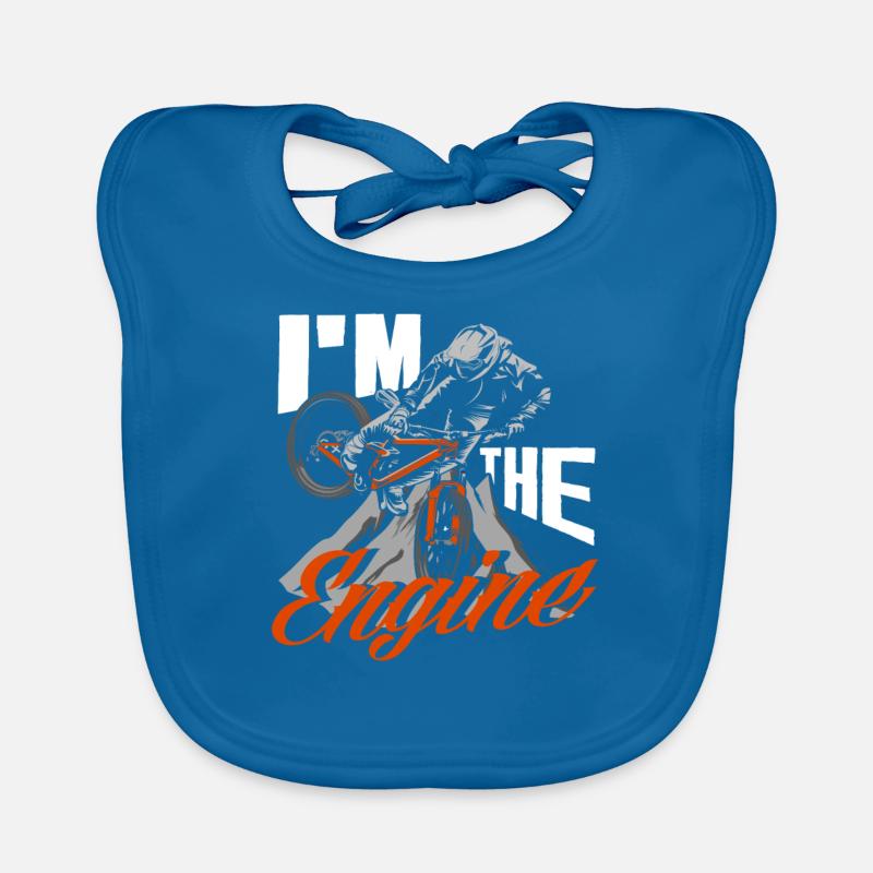 I am the engine Organic Baby Bibs