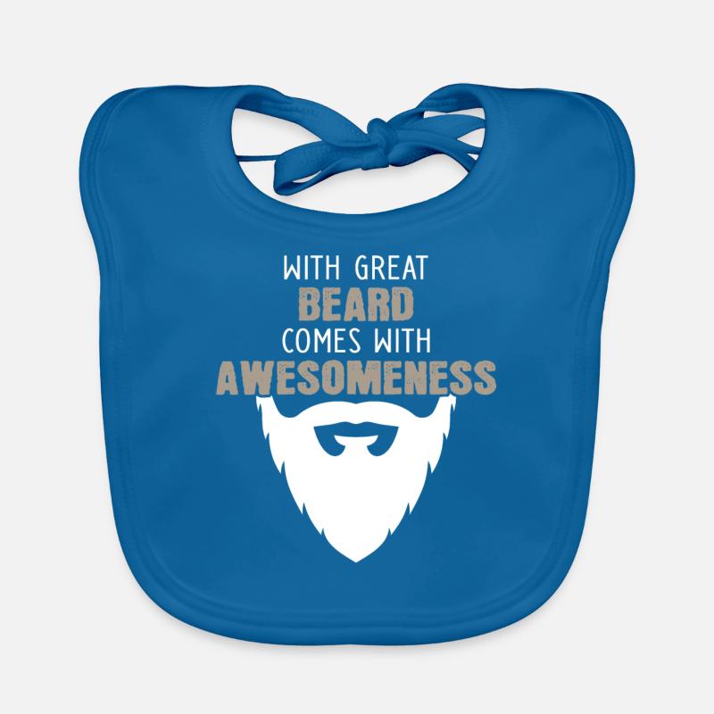 Mit großem Bart kommt große Ehrfurcht Baby Bio-Lätzchen