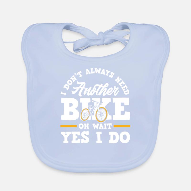 I always need another bike Organic Baby Bibs