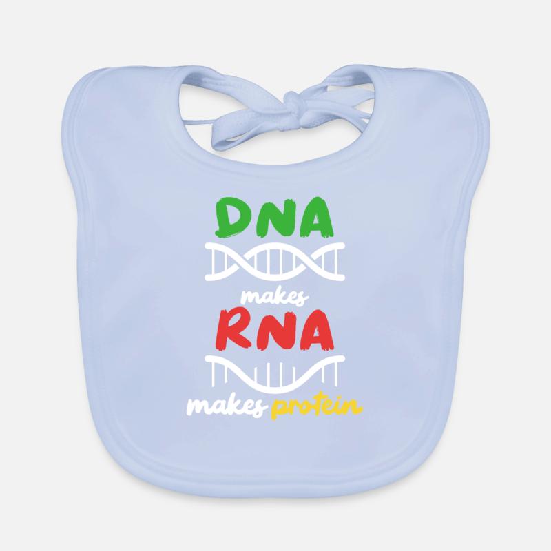 Aus DNA wird RNA wird Protein Baby Bio-Lätzchen
