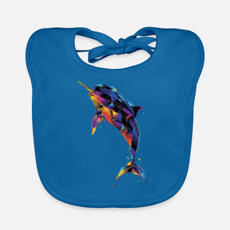 Narwhal Organic Baby Bibs