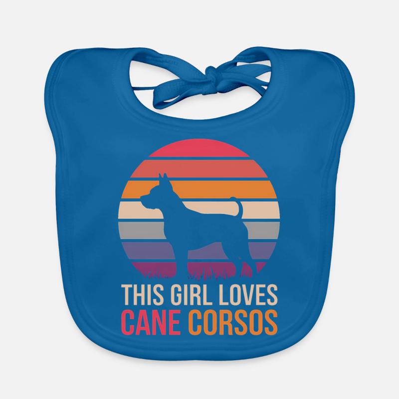 Cane Corso Italiano Lustiges Cane Corso Geschenk Baby Bio-Lätzchen