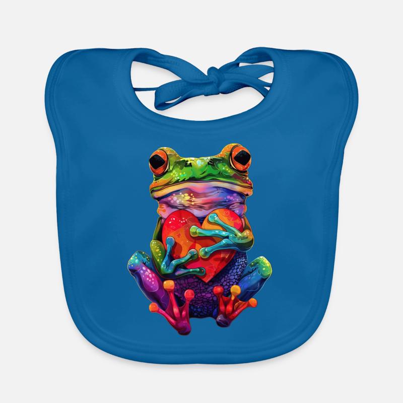Grenouille Bavoir bio Bébé