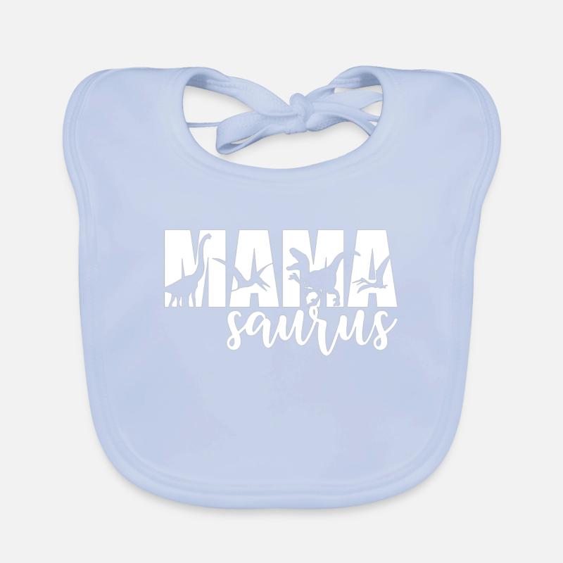 MamaSaurus T-rex Dinosaure Drôle Mama Saurus Bavoir bio Bébé