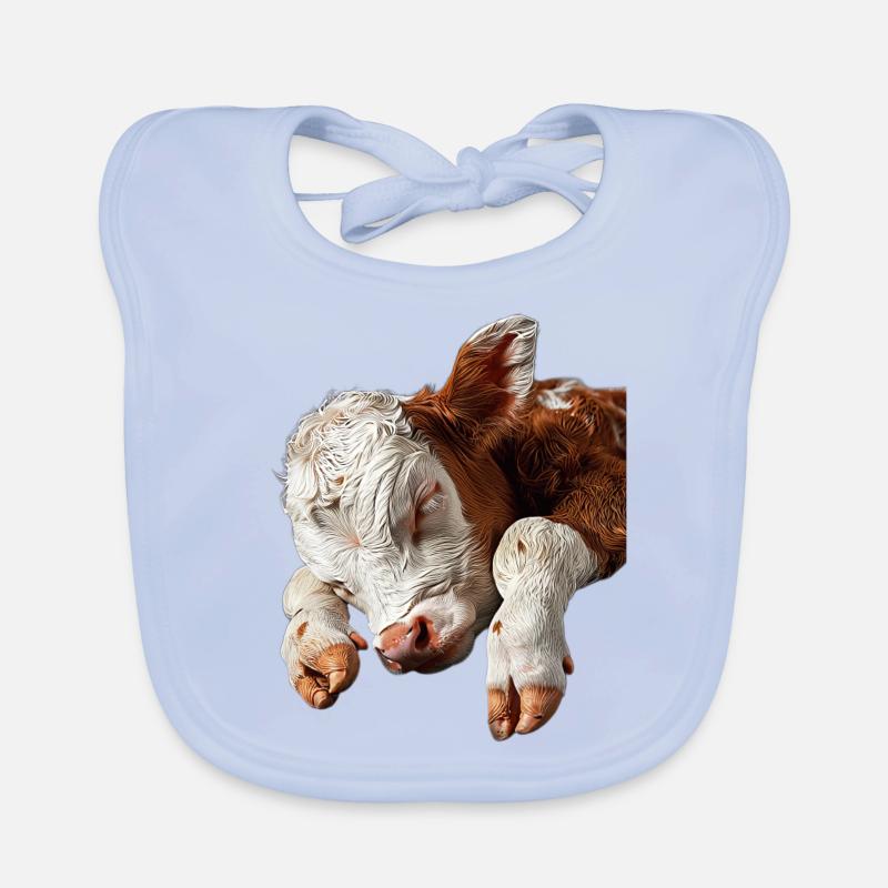 Vache Bavoir bio Bébé