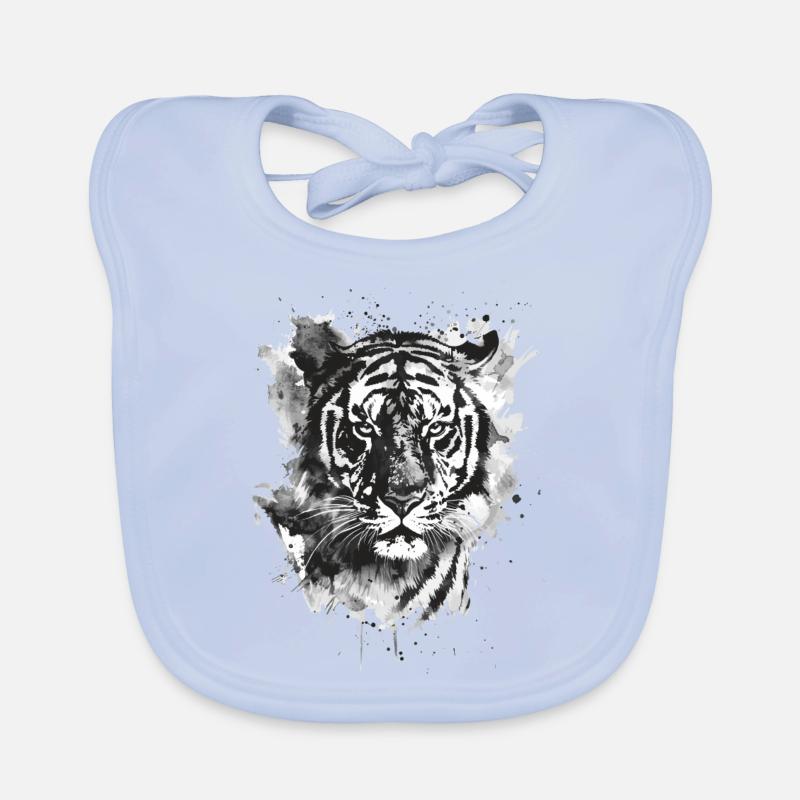 Tiger Organic Baby Bibs