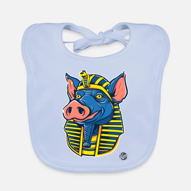 Pharaon Cochon Bavoir bio Bébé
