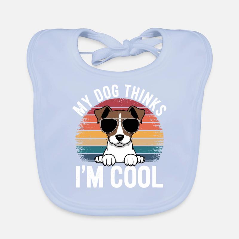 Propriétaire d’un Jack Russell Terrier Bavoir bio Bébé