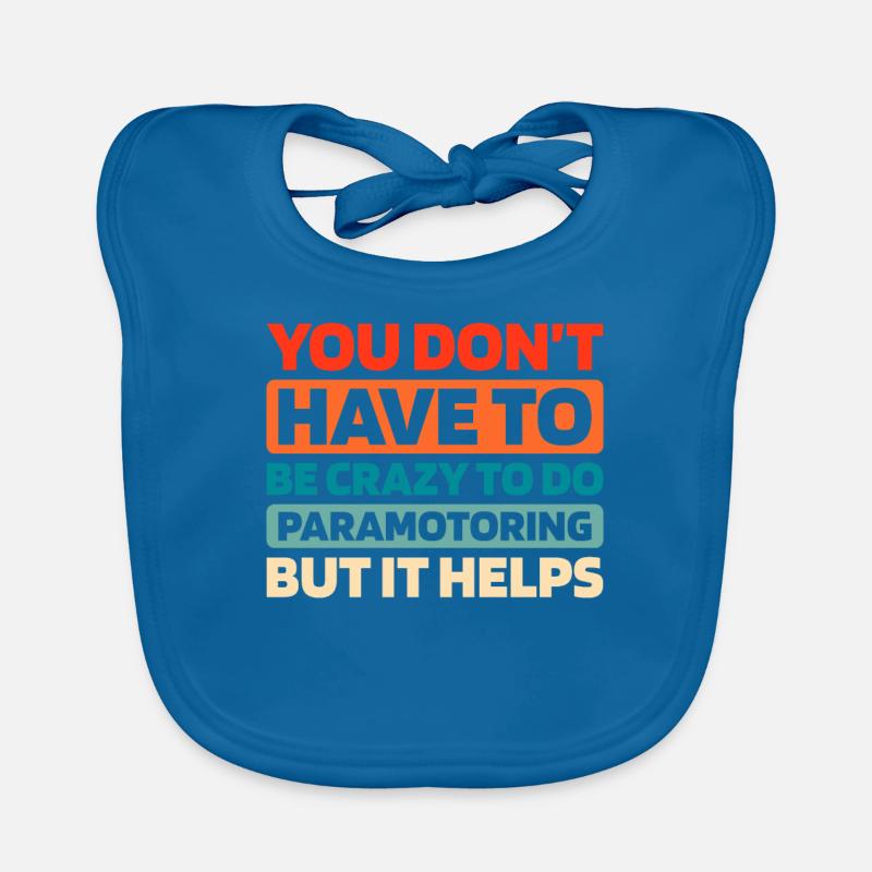 Paramotor paragliding Organic Baby Bibs