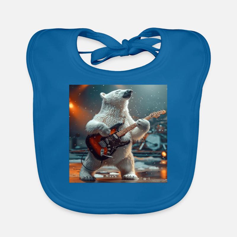 polar bear Organic Baby Bibs