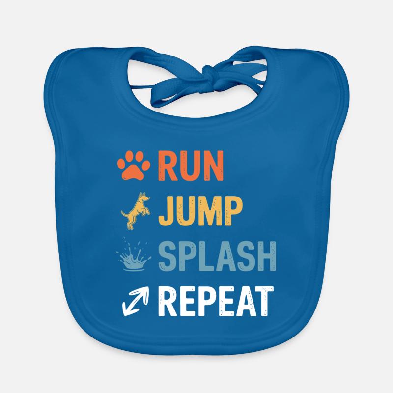 Dock Diving Dire Dog Diving Dock Diving Cadeau Bavoir bio Bébé