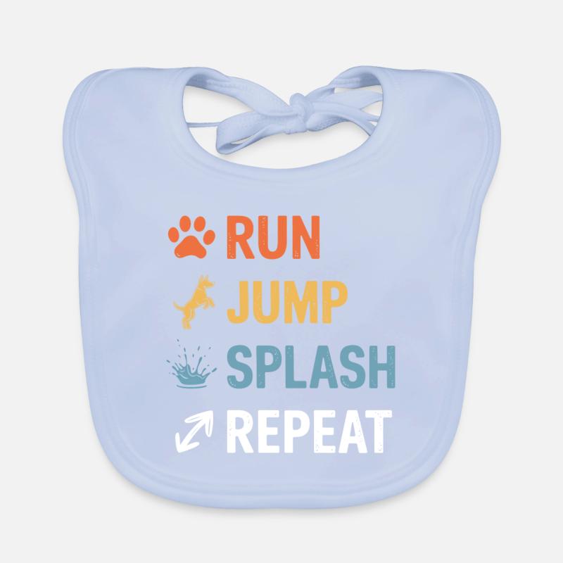 Dock Diving Saying Dog Diving Dock Diving Gift Organic Baby Bibs