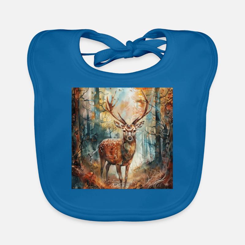 Roe deer Organic Baby Bibs