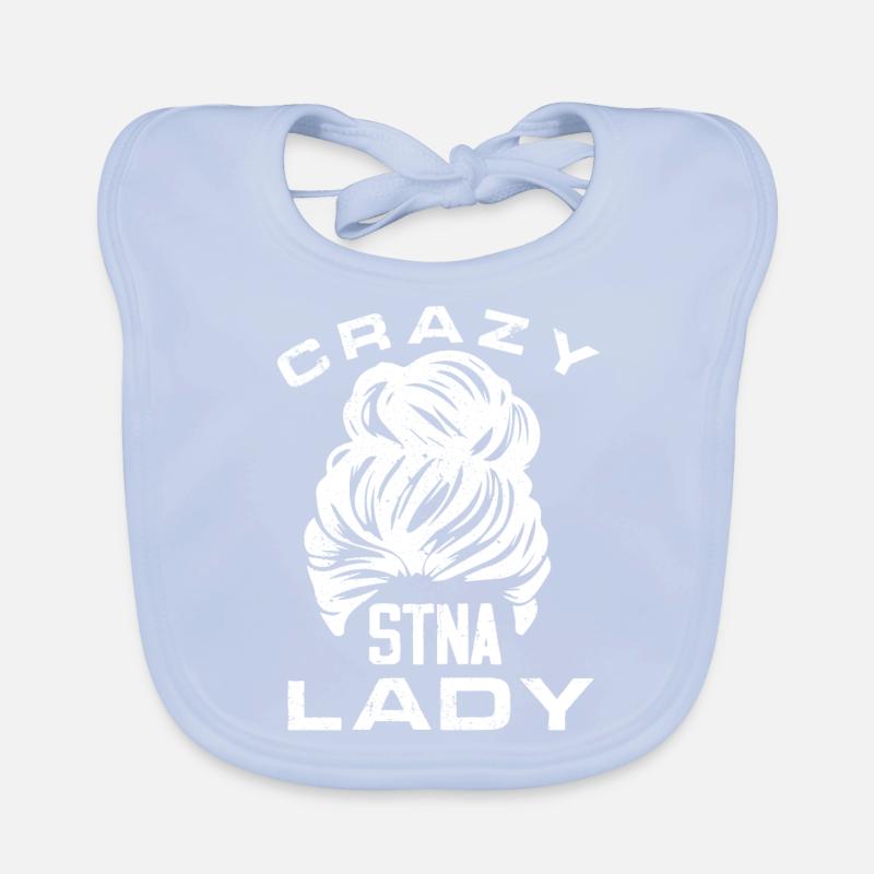 crazy stna lady Design for a stna Baby Bio-Lätzchen