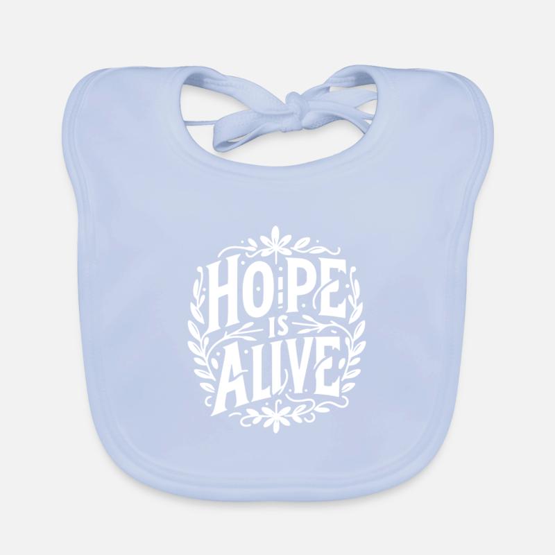 Hope is Alive Organic Baby Bibs