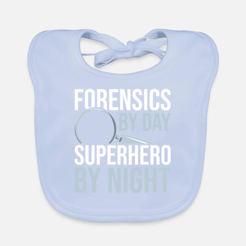 Forensik Forensiker Baby Bio-Lätzchen