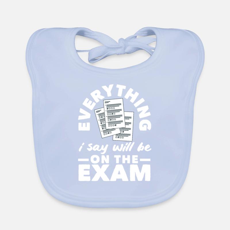 Drôle de professeur Cadeau d’enseignant Bavoir bio Bébé