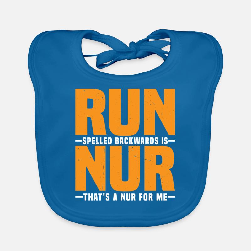Run Spelled Backwards Is Nur That's A Nur For Me 7 Baby Bio-Lätzchen
