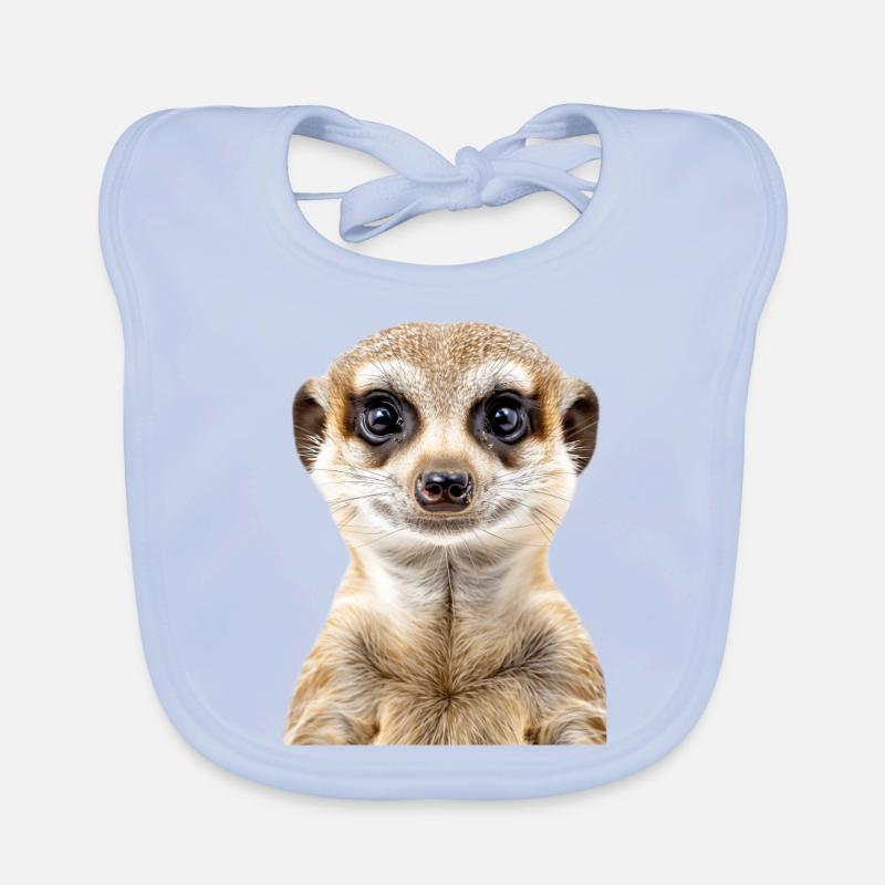 Erdmännchen Baby Bio-Lätzchen