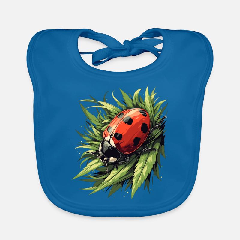 Ladybug Marienkäfer Baby Bio-Lätzchen
