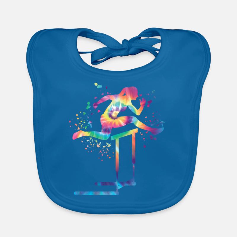 Hurdle Run Obstacle Course Kids Hurdle Run Organic Baby Bibs